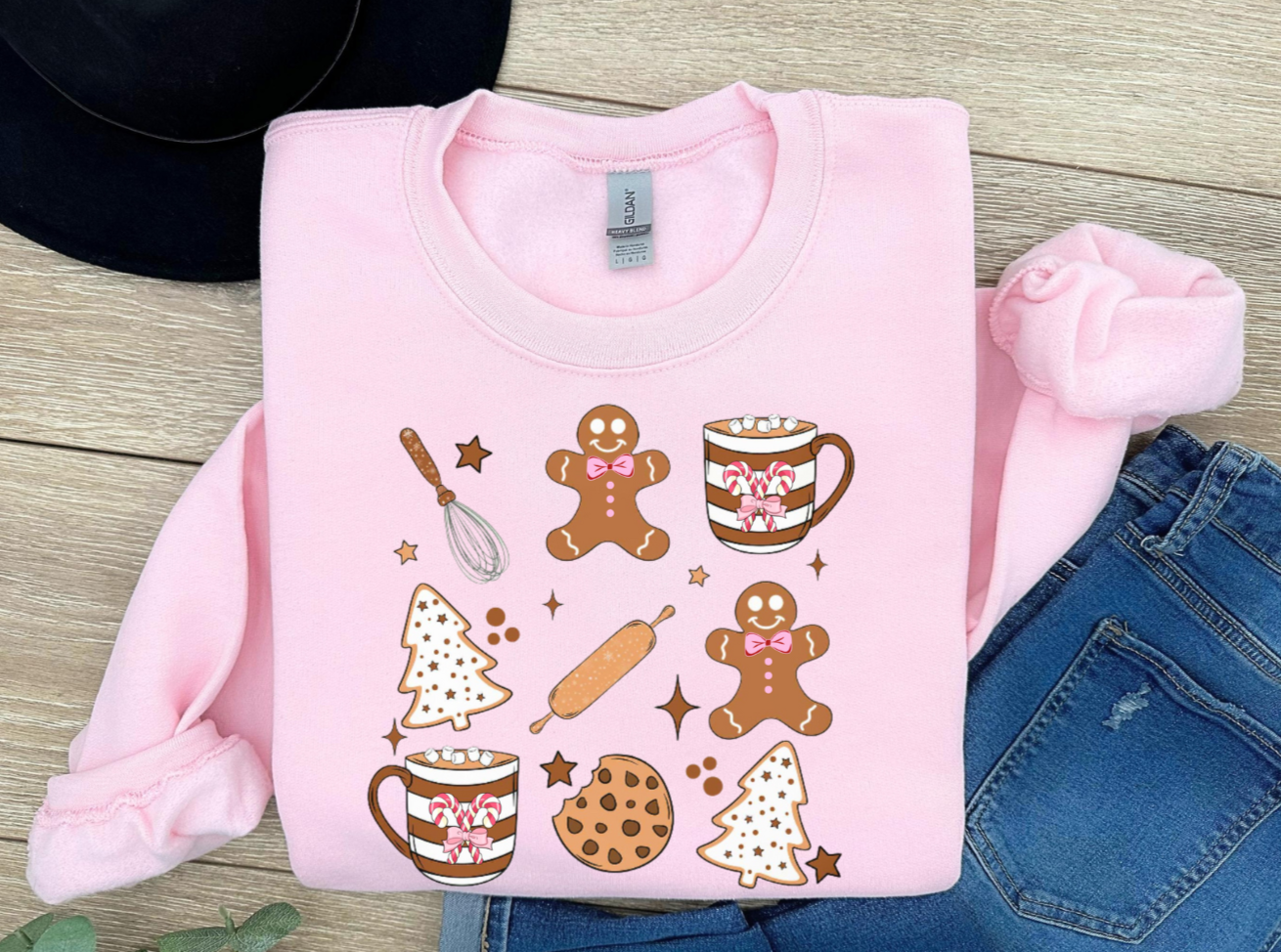 Gingerbread Cookies Hot Chocolate Sweatshirt