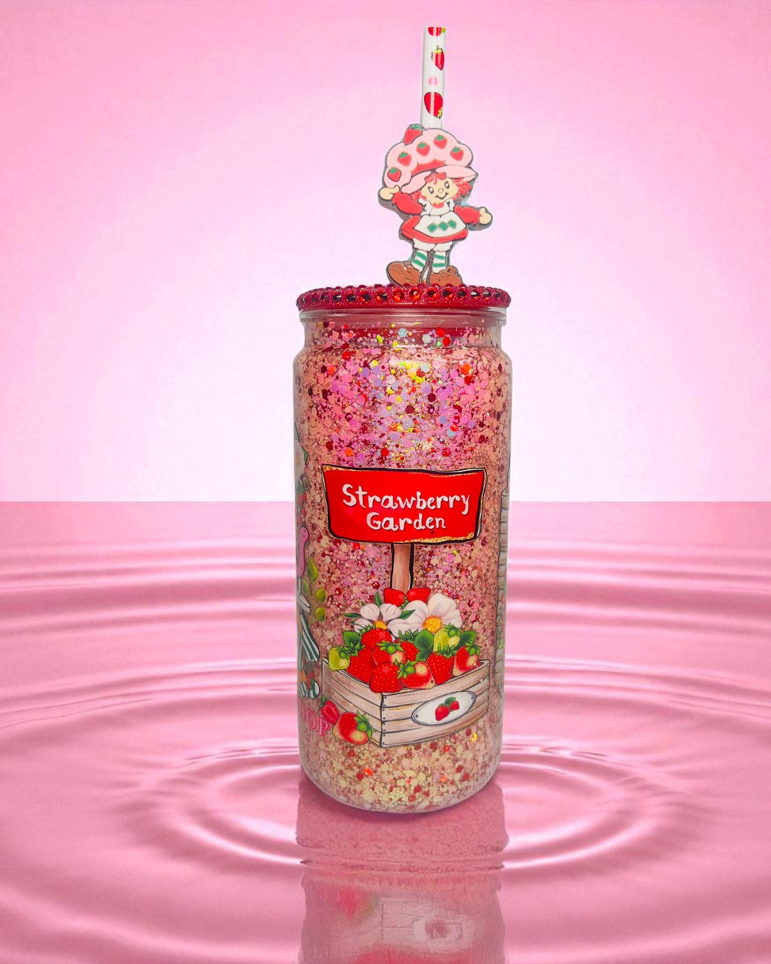 Strawberry Girl 20oz Acrylic Tumbler 20 oz
