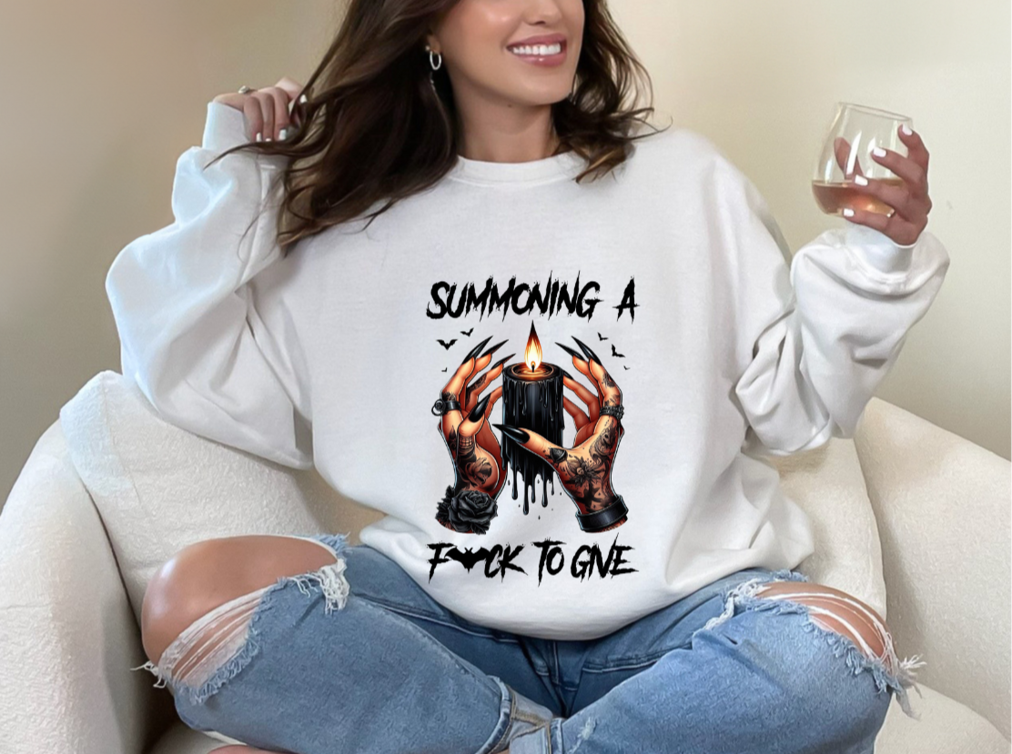 Summoning A Fuck To Give Sweatshirt
