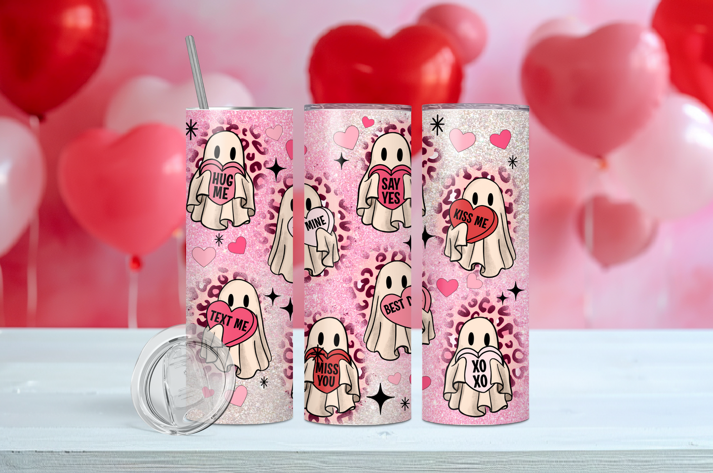 Valentine Ghost 20 oz Ghost Tumbler