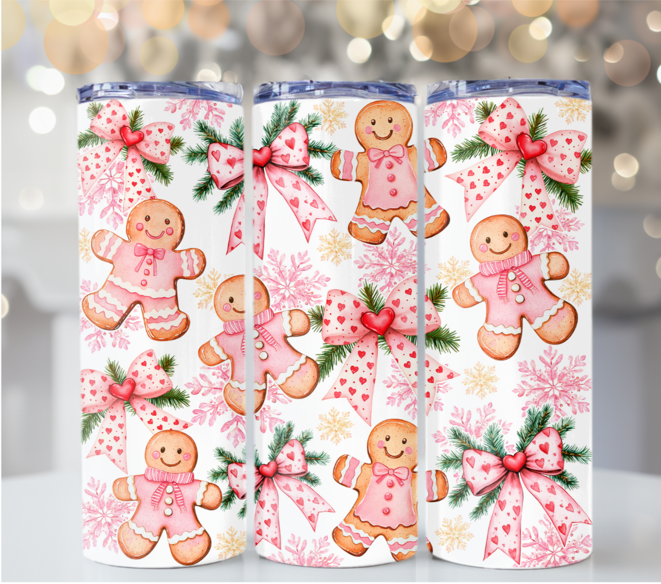 Christmas Gingerbread 20 oz Tumbler