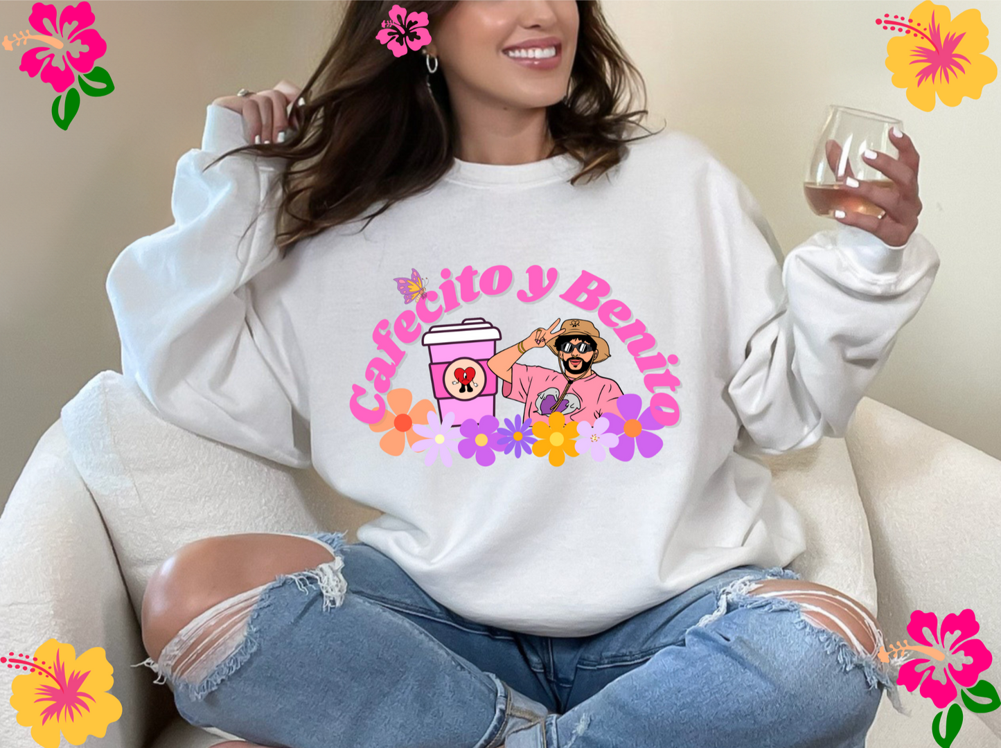 Cafecito Y Benito Sweatshirt