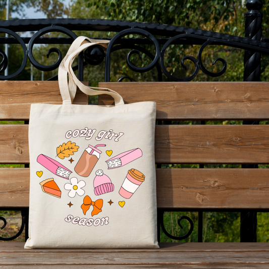 Cozy Girl Season Tote Bag