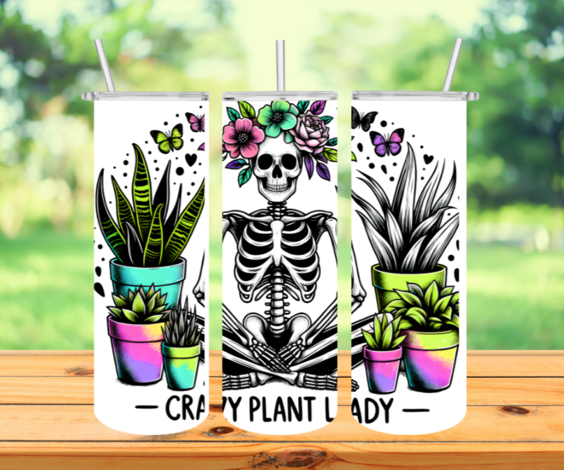 Crazy Plant Lady 20 oz Tumbler