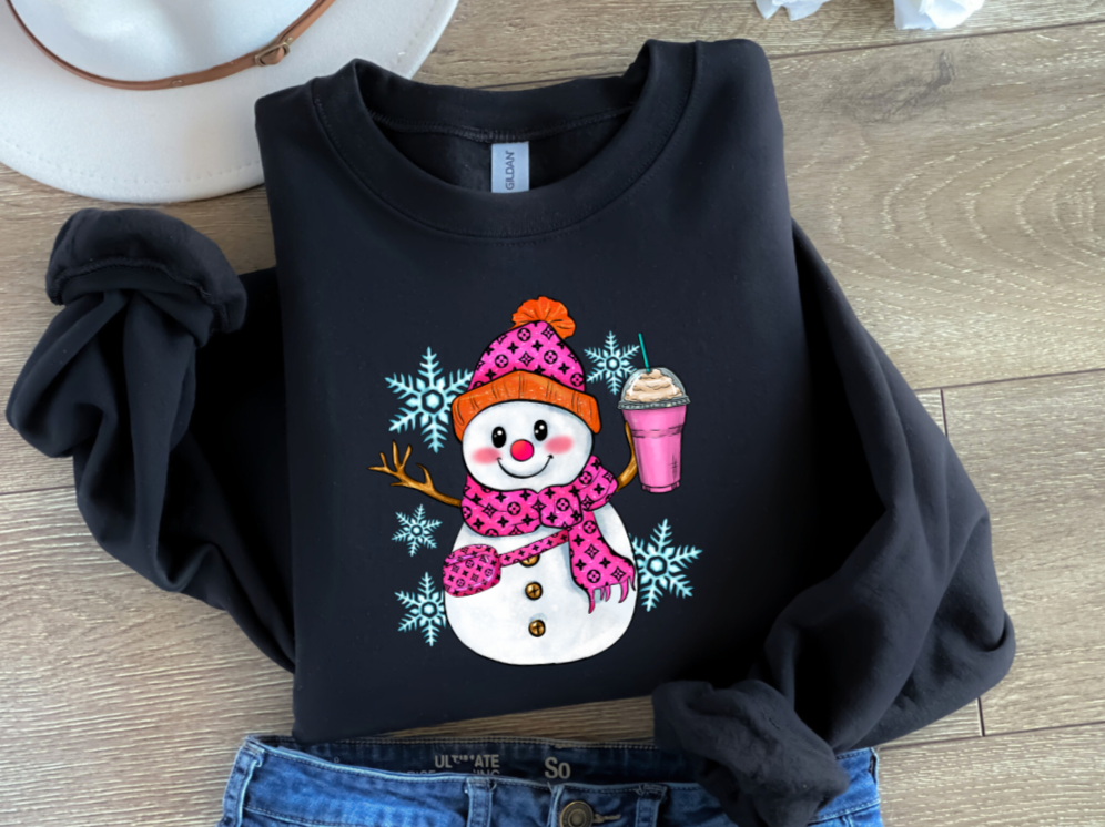 Cute Snowman Sweatshirt