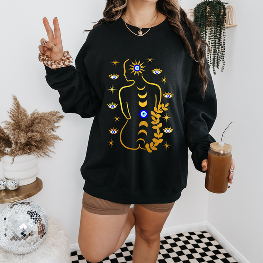 Graceful Evil Eye Sweatshirt