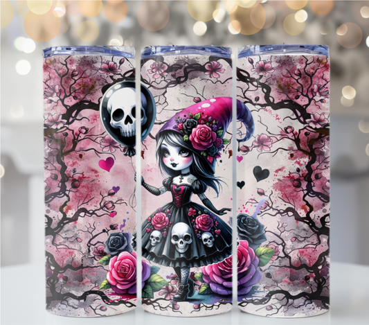 Fairy Gothic Girl 20 oz Tumbler