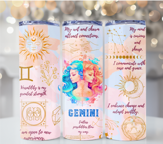 Gemini Zodiac Sign 20 oz Tumbler