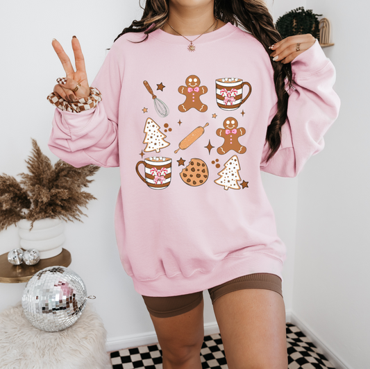 Gingerbread Cookies Hot Chocolate Sweatshirt