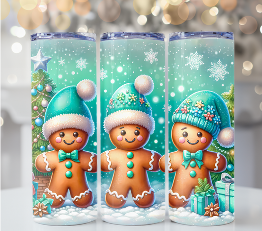 Green Hat Gingerbread 20 oz Tumbler