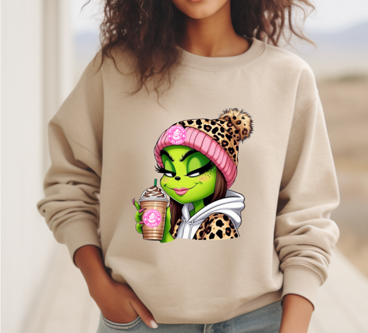 Grinch Babe Sweatshirt