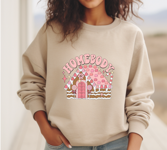 Homebody Gingerbread House Sweatshirt