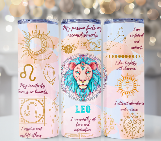 Leo Zodiac Sign 20 oz Tumbler