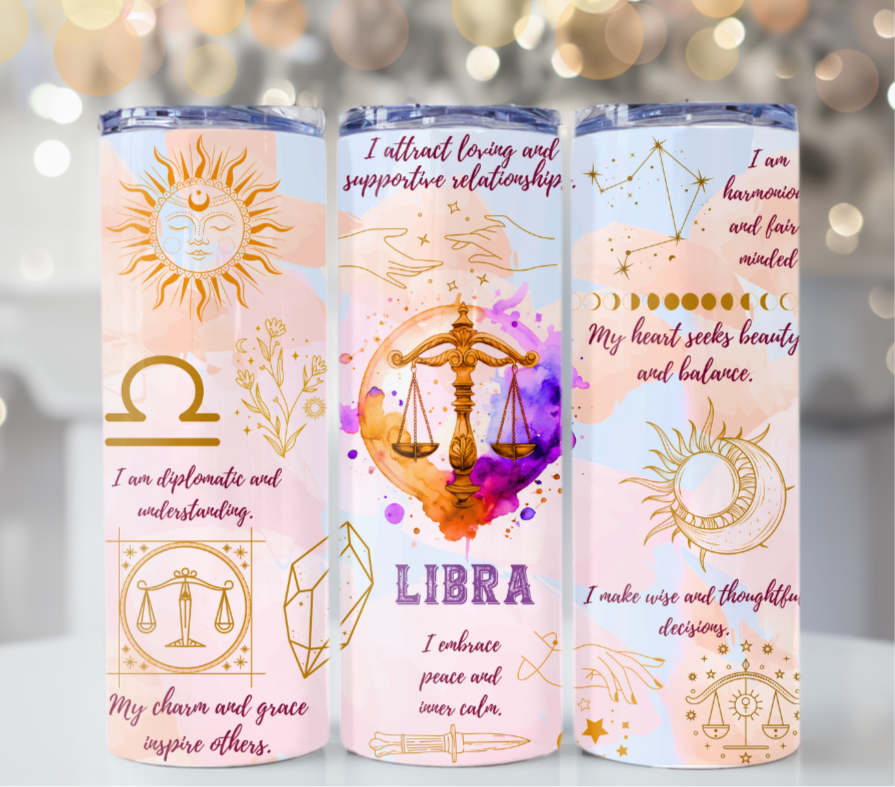 Libra Zodiac Sign 20 oz Tumbler