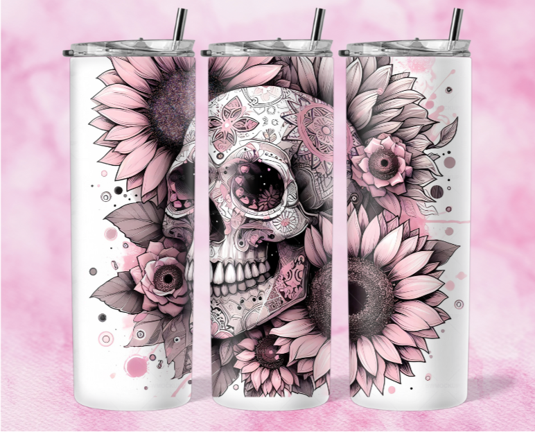 Pink Skull 20oz Tumbler