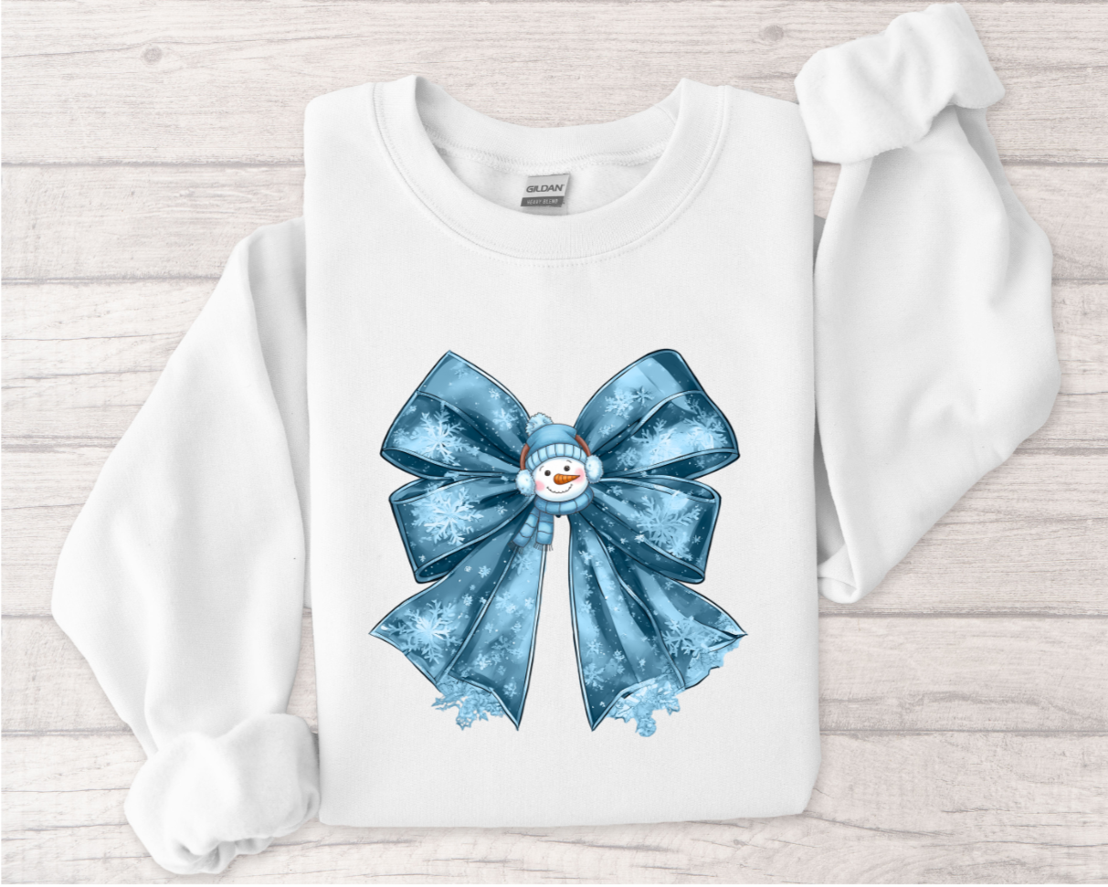 Snowman Ribbon Sweatshirt