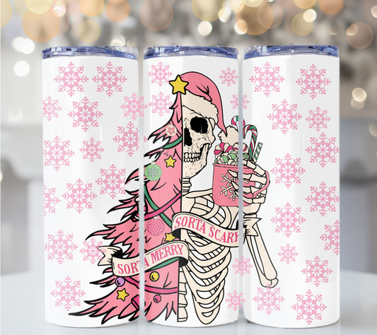 Sorta Scary Sorta Merry 20 oz Tumbler