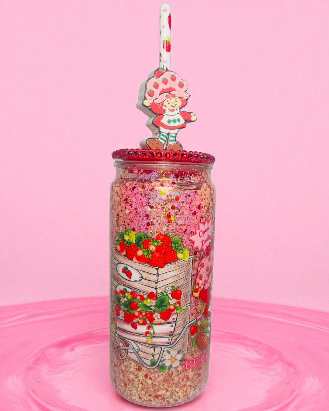 Strawberry Girl 20oz Acrylic Tumbler 20 oz