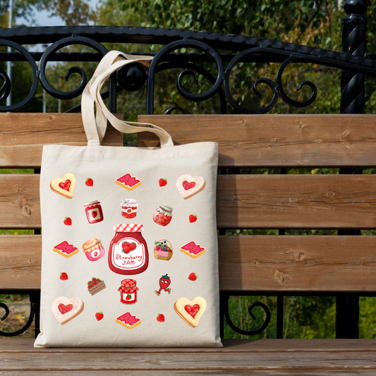 Strawberry Jam Tote Bag