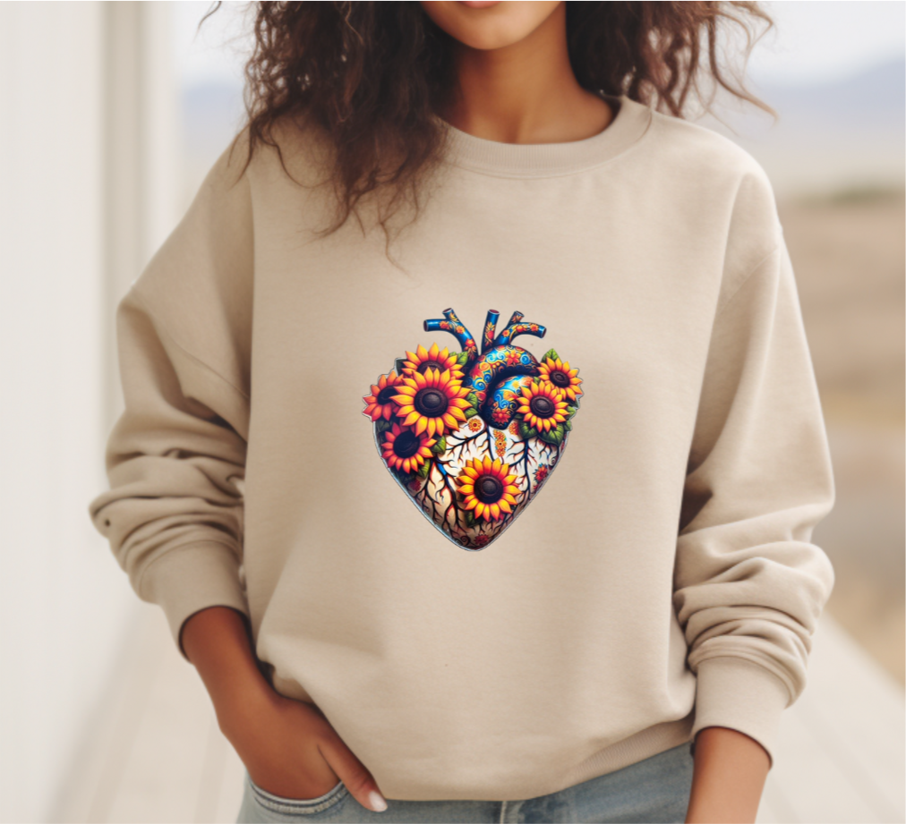 Sunflower Heart Sweatshirt