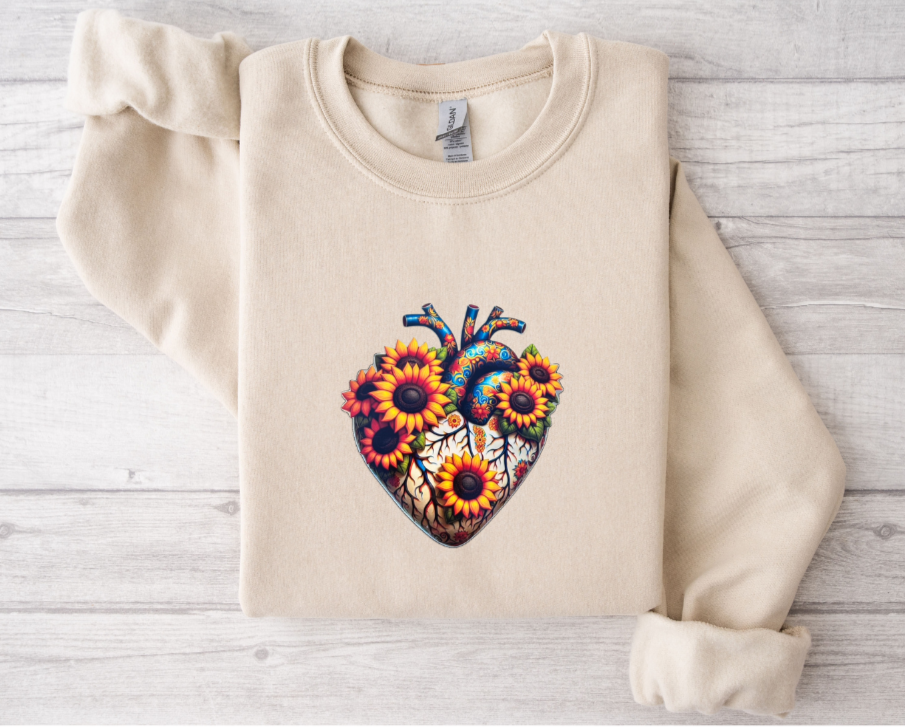 Sunflower Heart Sweatshirt