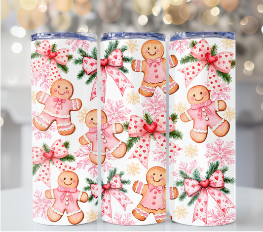 Christmas Gingerbread 20 oz Tumbler