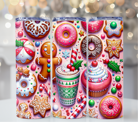 Christmas Pastries 20 oz Tumbler