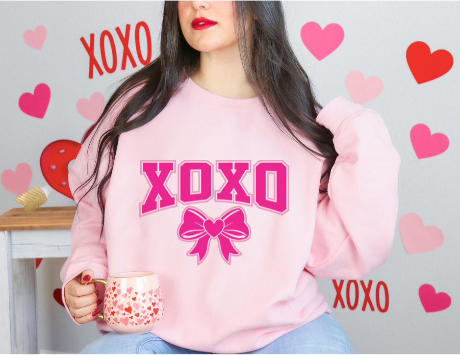 XOXO Bow Sweatshirt