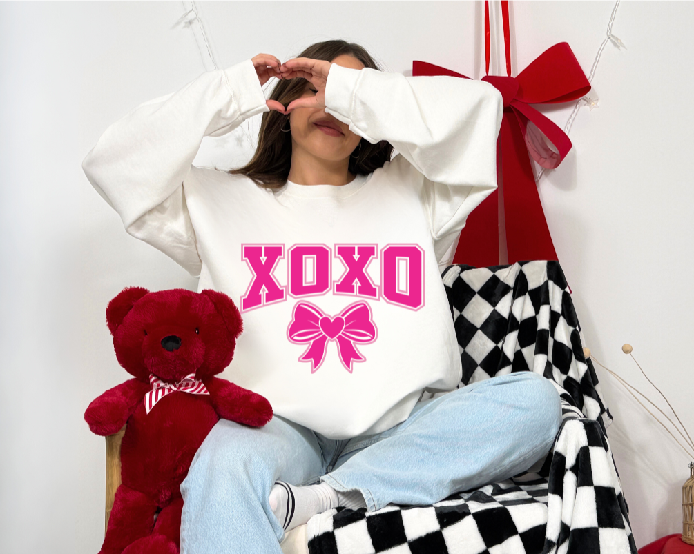 XOXO Bow Sweatshirt